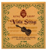 King Lion V134 Струни для скрипки сталь нікель 4/4 King Lion V134 Струни для скрипки сталь нікель 4/4