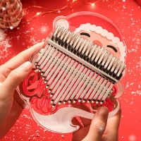 Hluru Huashu KHSC21 Acrylic Santa Claus Kalimba Hluru Huashu KHSC21 Acrylic Santa Claus Kalimba