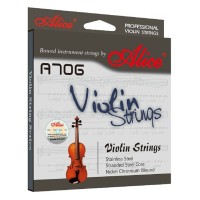 Alice A706 Violin Струни для скрипки сталь/хром Alice A706 Violin Струни для скрипки сталь/хром