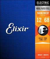Elixir 12302 Nanoweb Nickel Plated Steel Baritone 12/68 Elixir 12302 Nanoweb Nickel Plated Steel Baritone 12/68
