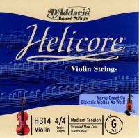 D'addario H314 4/4M Helicore G Струна для скрипки D'addario H314 4/4M Helicore G Струна для скрипки